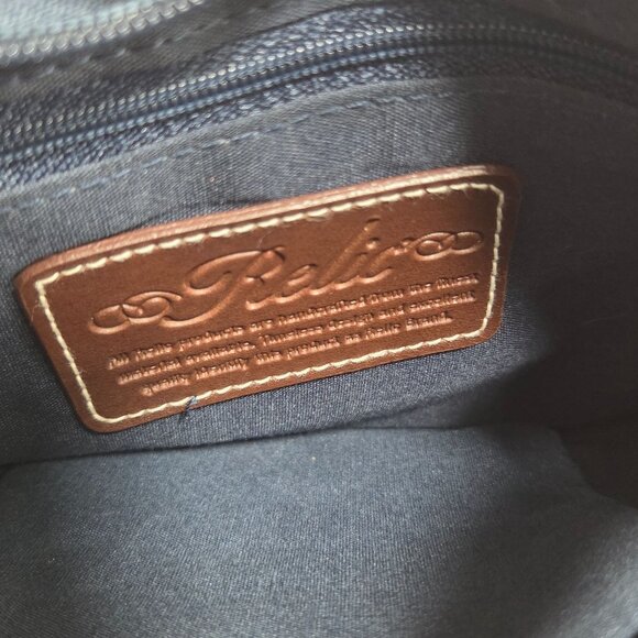 Relic Womens Small Crossbody Shoulder Bag Blue Top Zip Inside Pocket - Picture 7 of 10